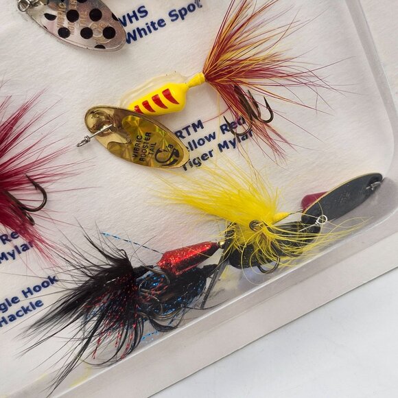 Yakima Wordens Vibric Rooster Tail Fishing Lures Sample Display Board 593088 - Picture 4 of 4